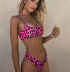 Picture of Leopard Print Crop Bikini Top