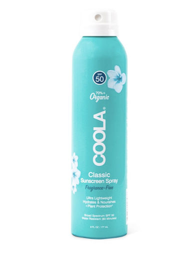 Picture of Coola Organic SPF50 sunscreen spray